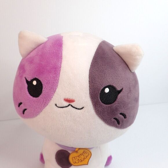Aphmau Sprinkles Cat w Bow Tag 11-Inch Plush Toy Purple Claires Retired HTF RARE - Picture 2 of 9